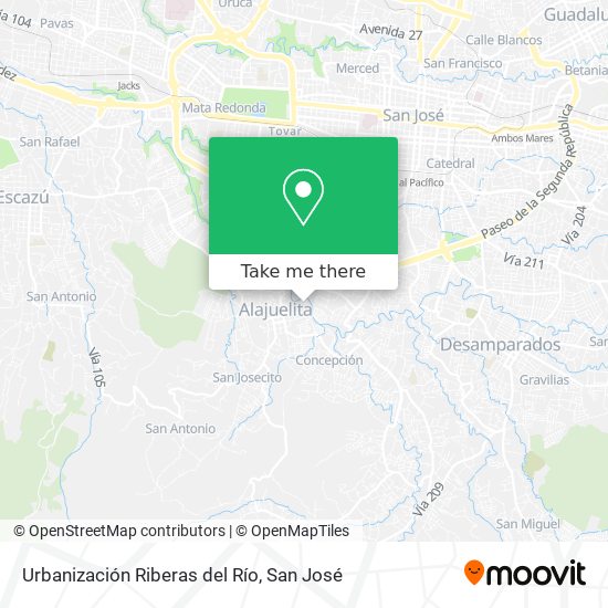 Urbanización Riberas del Río map