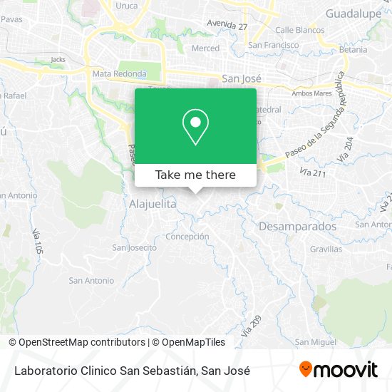 Laboratorio Clinico San Sebastián map