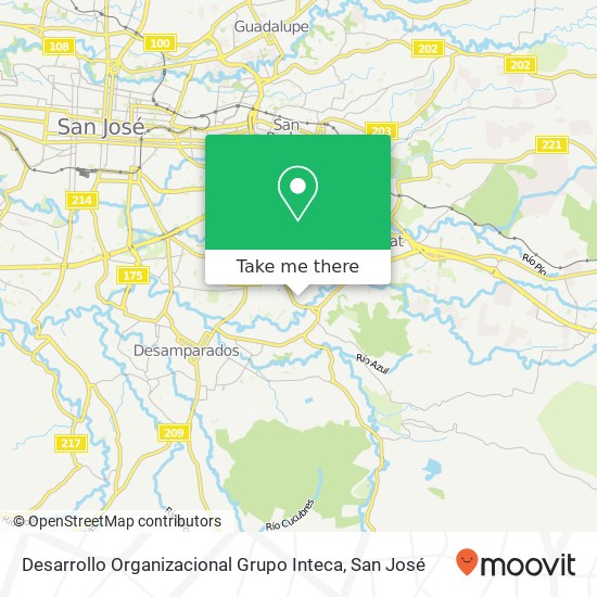 Desarrollo Organizacional Grupo Inteca map