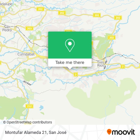 Montufar Alameda 21 map