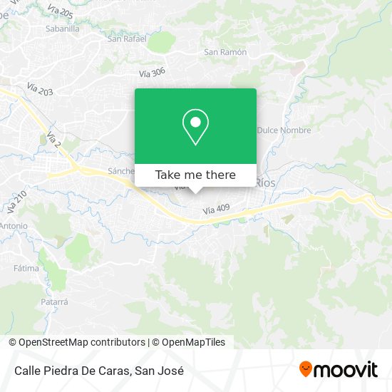 Mapa de Calle Piedra De Caras