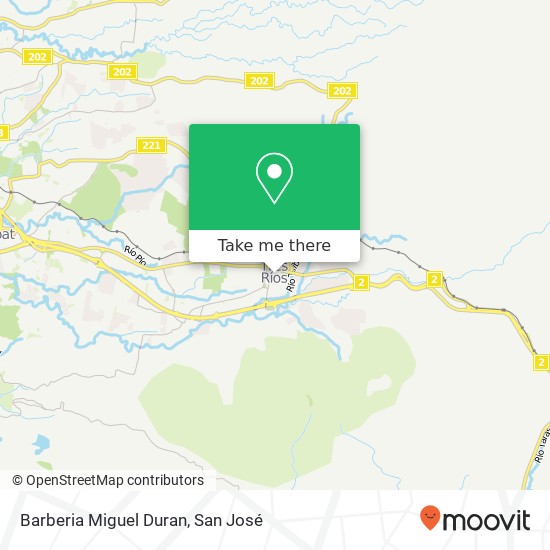 Barberia Miguel Duran map