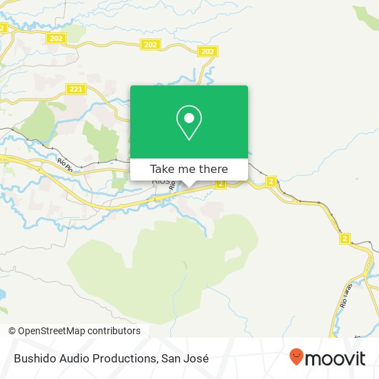Bushido Audio Productions map