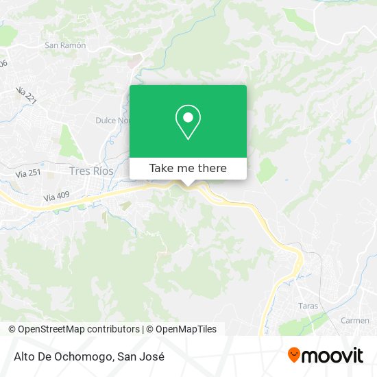 Alto De Ochomogo map