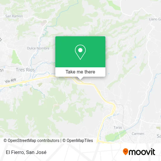 El Fierro map