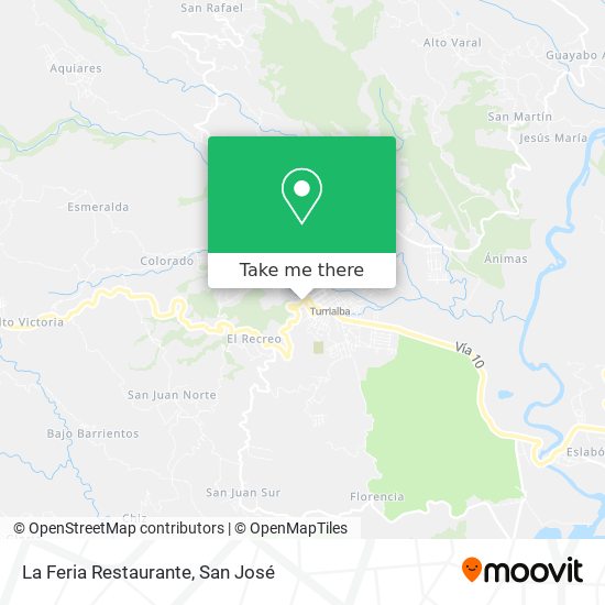 La Feria Restaurante map