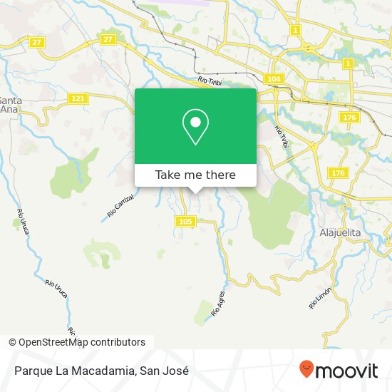 Mapa de Parque La Macadamia