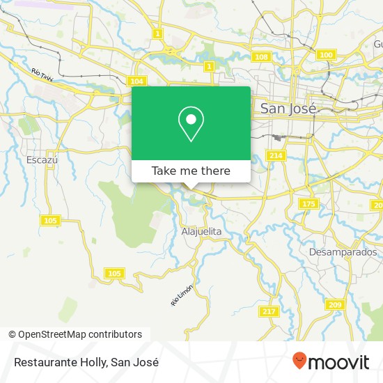 Restaurante Holly map