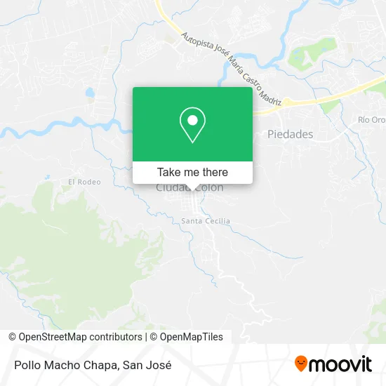 Mapa de Pollo Macho Chapa