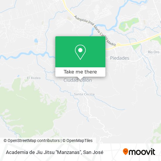 Academia de Jiu Jitsu "Manzanas" map