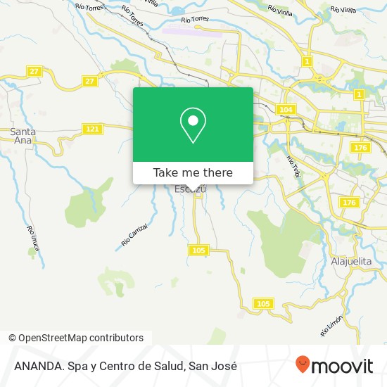 ANANDA. Spa y Centro de Salud map