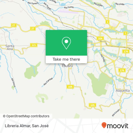 Mapa de Libreria Almar