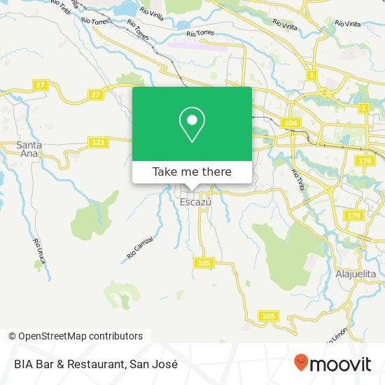 BIA Bar & Restaurant map