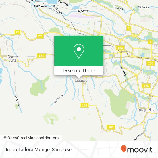 Importadora Monge map