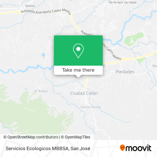 Servicios Ecologicos MBBSA map