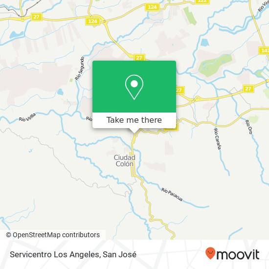 Servicentro Los Angeles map