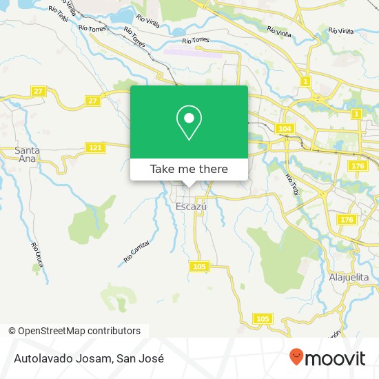 Autolavado Josam map