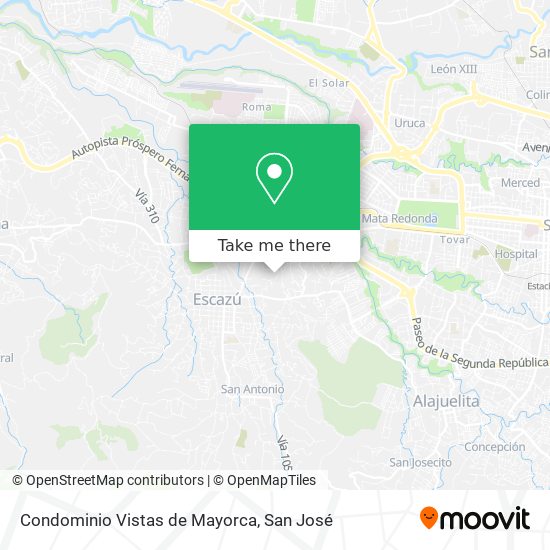 Condominio Vistas de Mayorca map