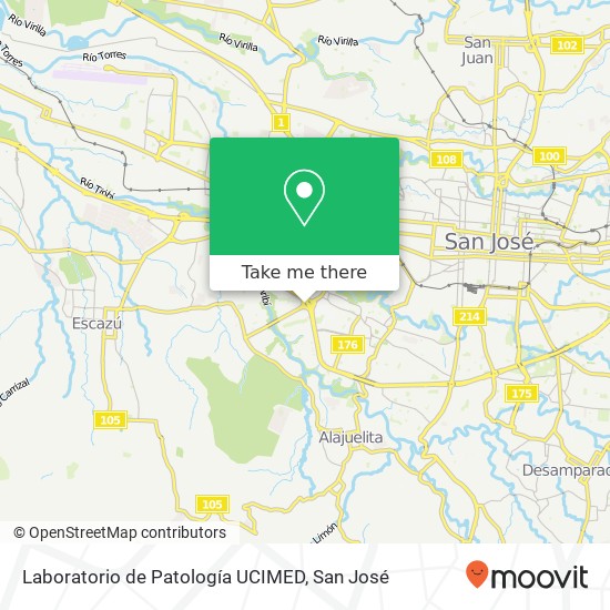 Laboratorio de Patología UCIMED map