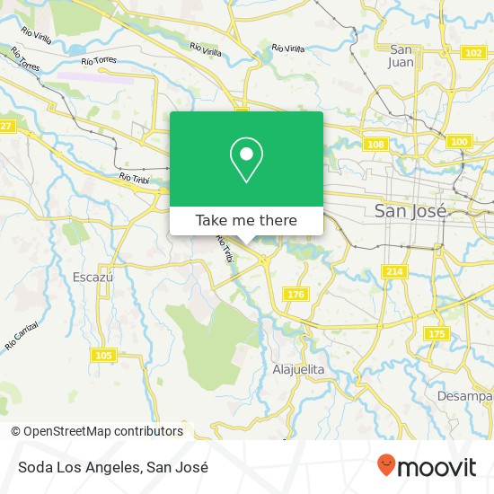 Soda Los Angeles map