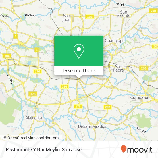 Restaurante Y Bar Meylin map