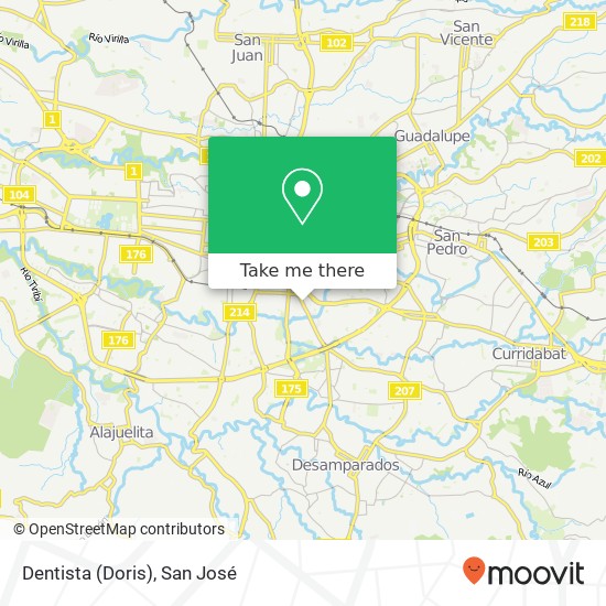 Dentista (Doris) map