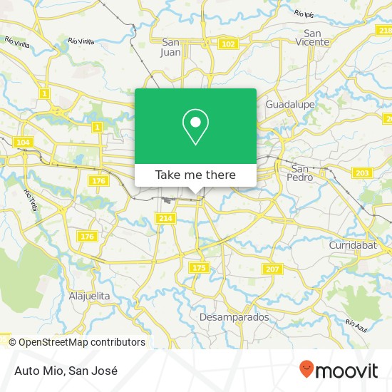Auto Mio map