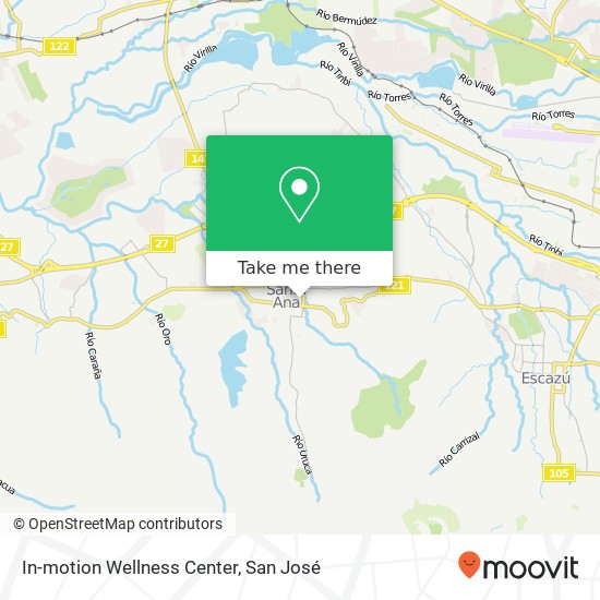In-motion Wellness Center map