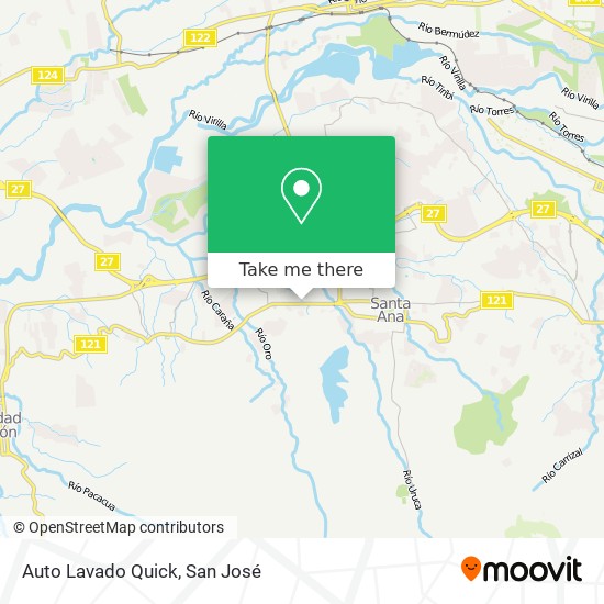 Auto Lavado Quick map