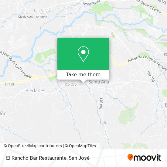 El Rancho Bar Restaurante map