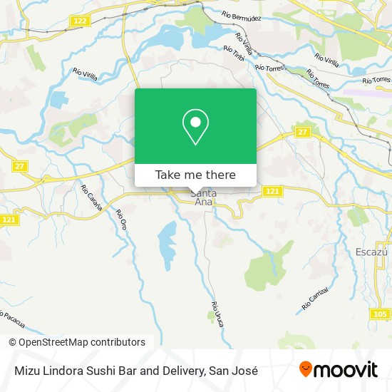 Mizu Lindora Sushi Bar and Delivery map