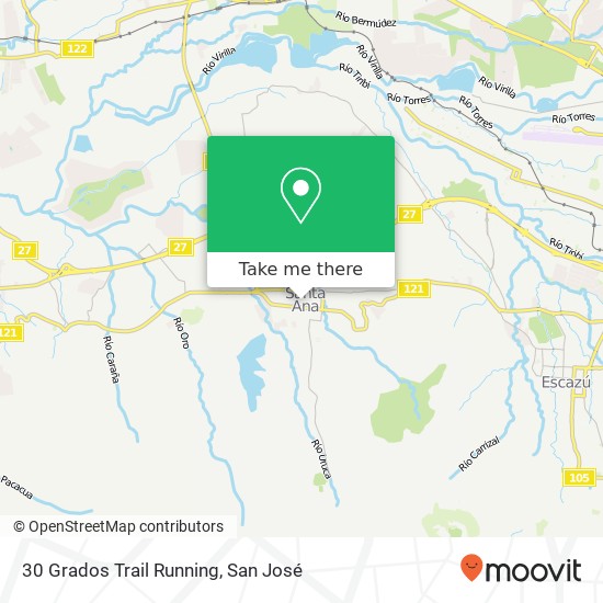 30 Grados Trail Running map