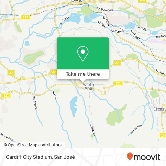 Cardiff City Stadium map