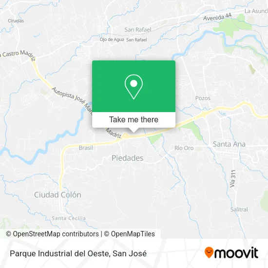 Parque Industrial del Oeste map