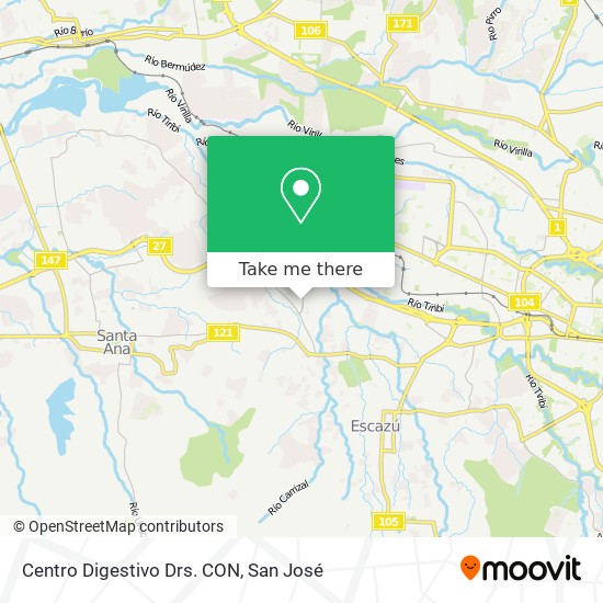 Centro Digestivo Drs. CON map