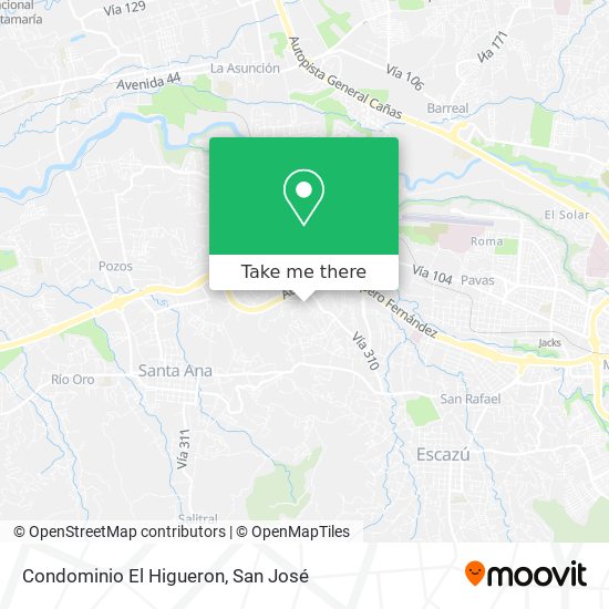 Condominio El Higueron map