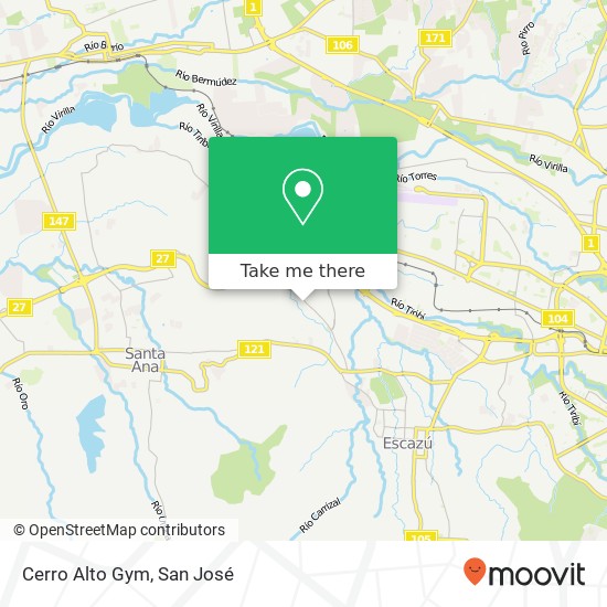 Cerro Alto Gym map