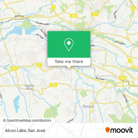 Alcon Labs map