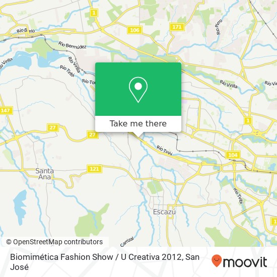 Mapa de Biomimética Fashion Show / U Creativa 2012