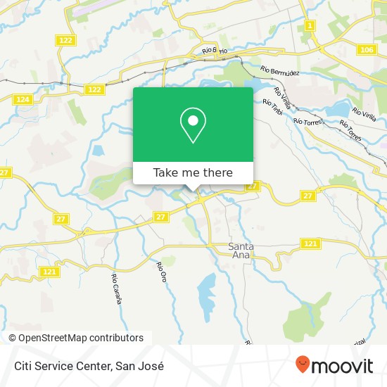 Citi Service Center map