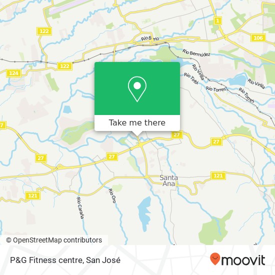 P&G Fitness centre map