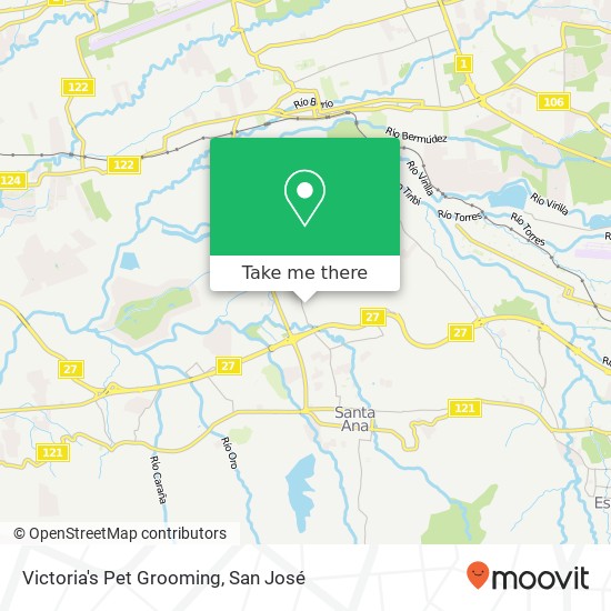 Mapa de Victoria's Pet Grooming