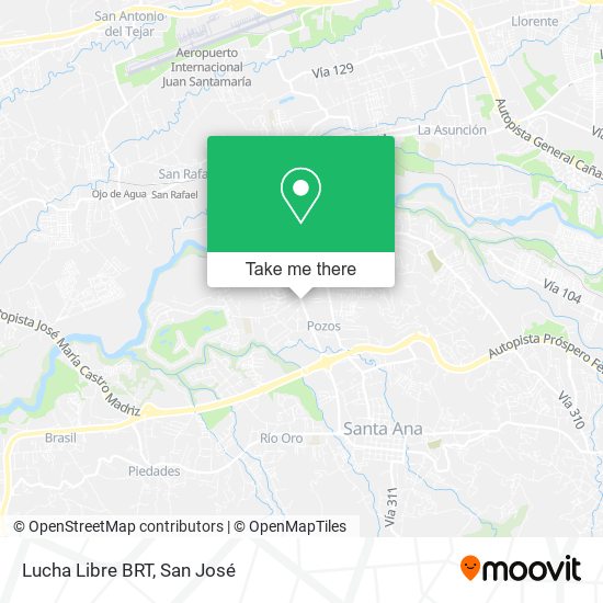 Lucha Libre BRT map