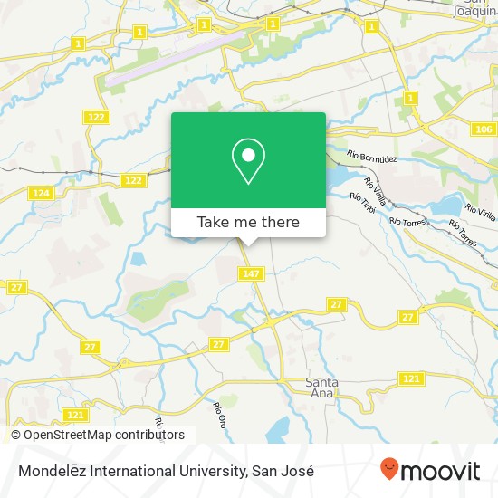 Mondelēz International University map