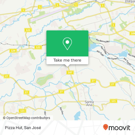 Pizza Hut map