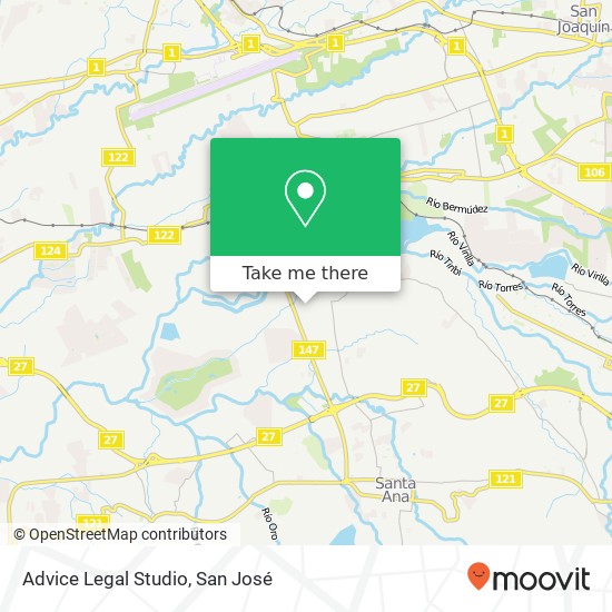 Advice Legal Studio map