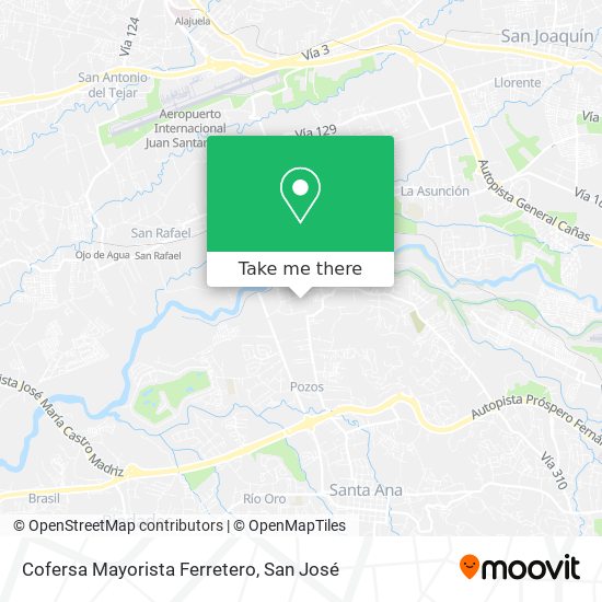 Mapa de Cofersa Mayorista Ferretero