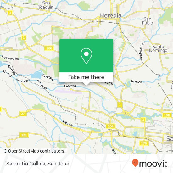 Salon Tia Gallina map