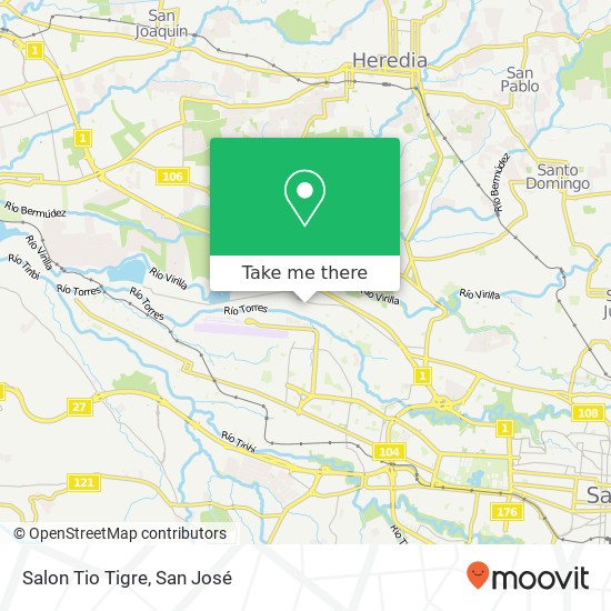 Salon Tio Tigre map