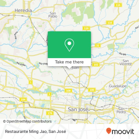 Restaurante Ming Jao map